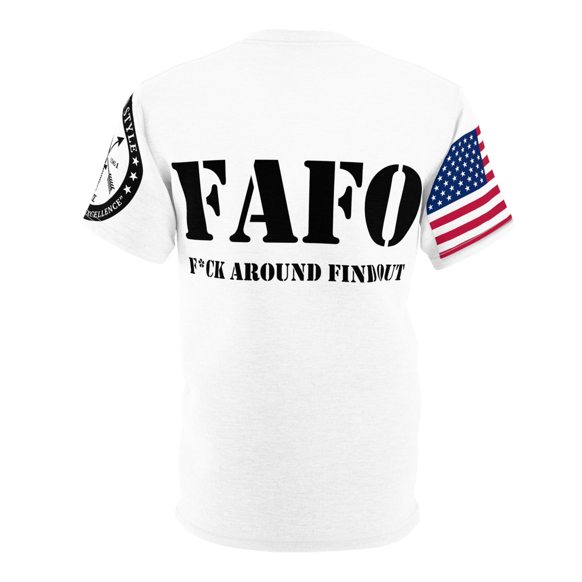 FAFO Color Freedom Operator Style — Deployment Brand Patriotic T-Shirt