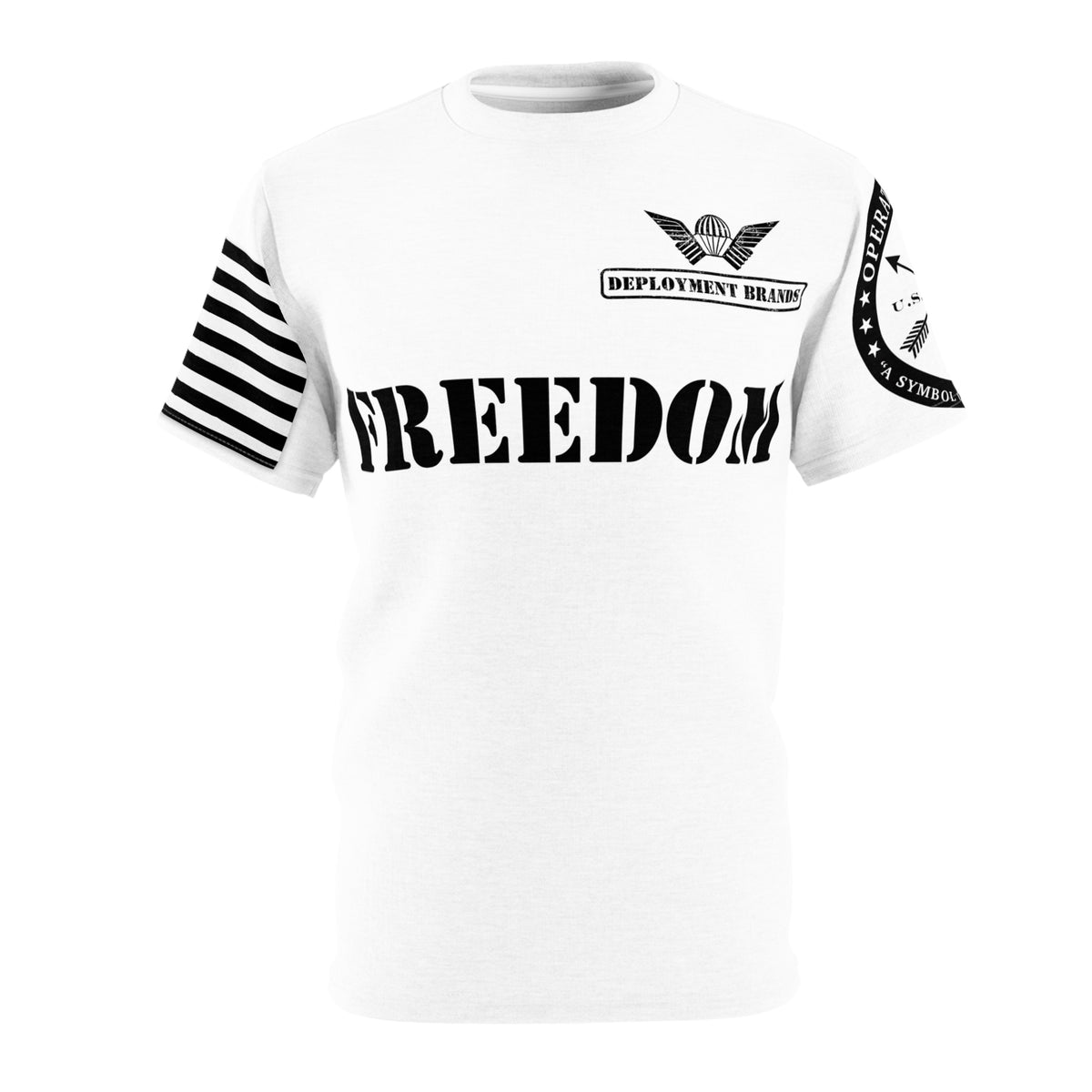 Freedom Operator Style — Deployment Brand Patriotic T-Shirt