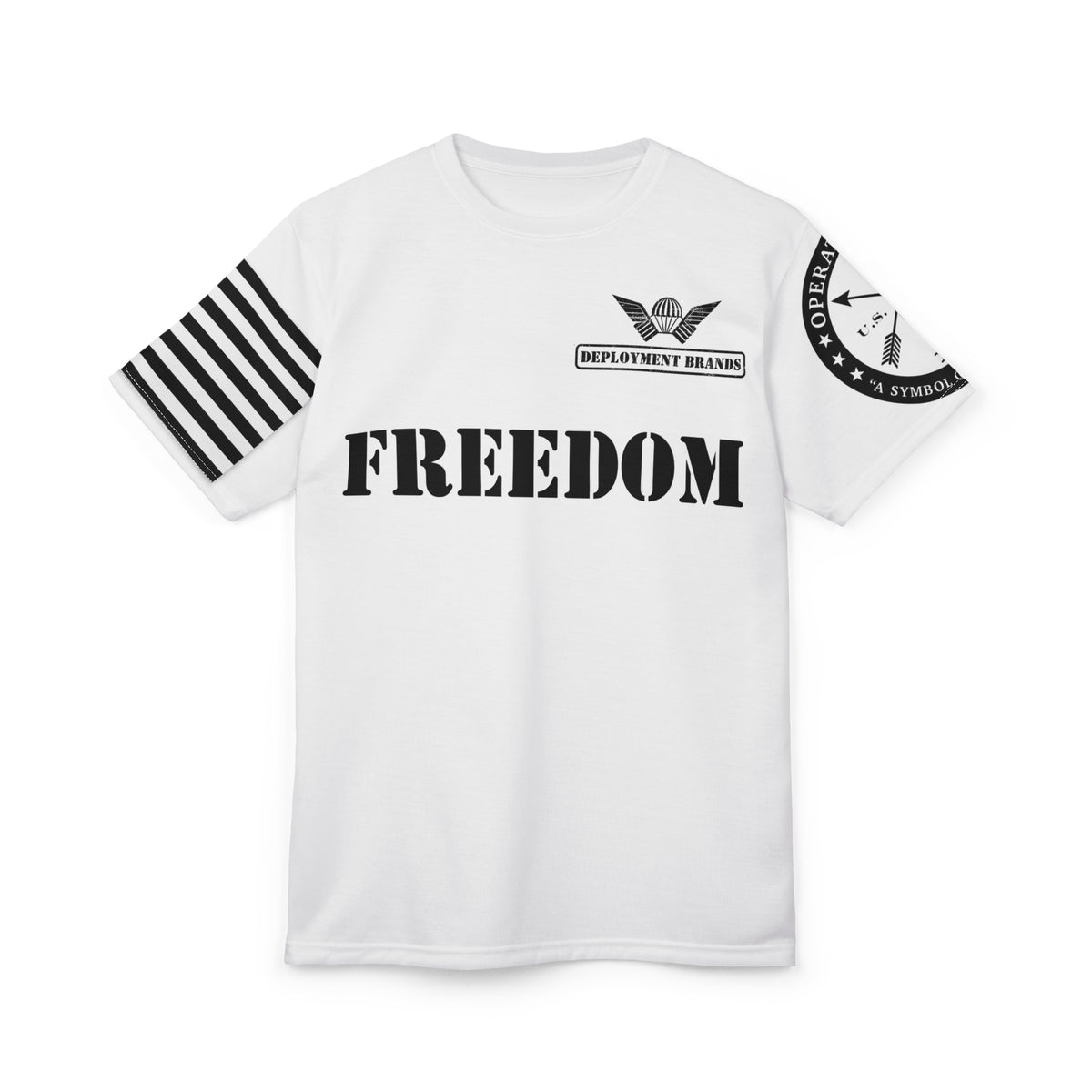 Freedom Operator Style — Deployment Brand Patriotic T-Shirt