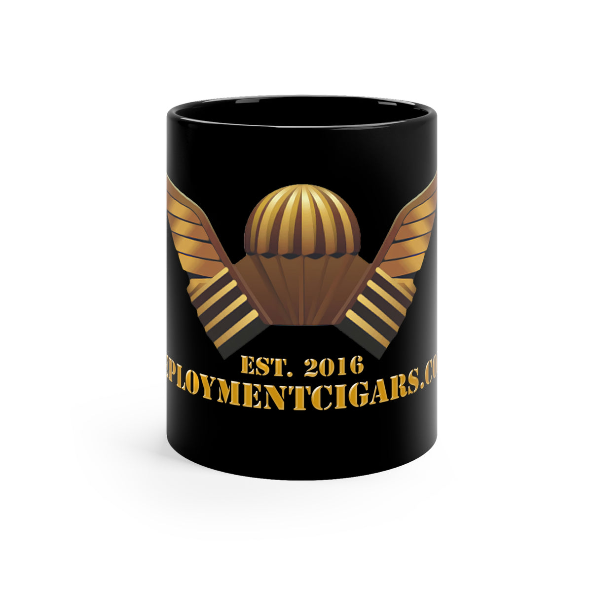 Glossy Black DCC Mug