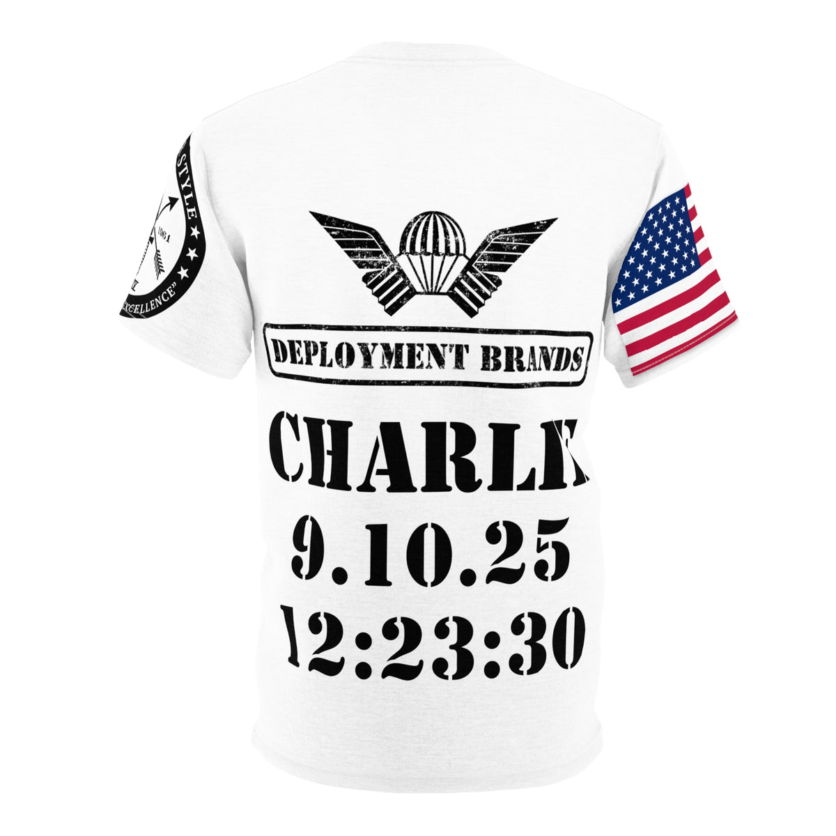 Color Freedom Operator Style — Deployment Brand Patriotic T-Shirt