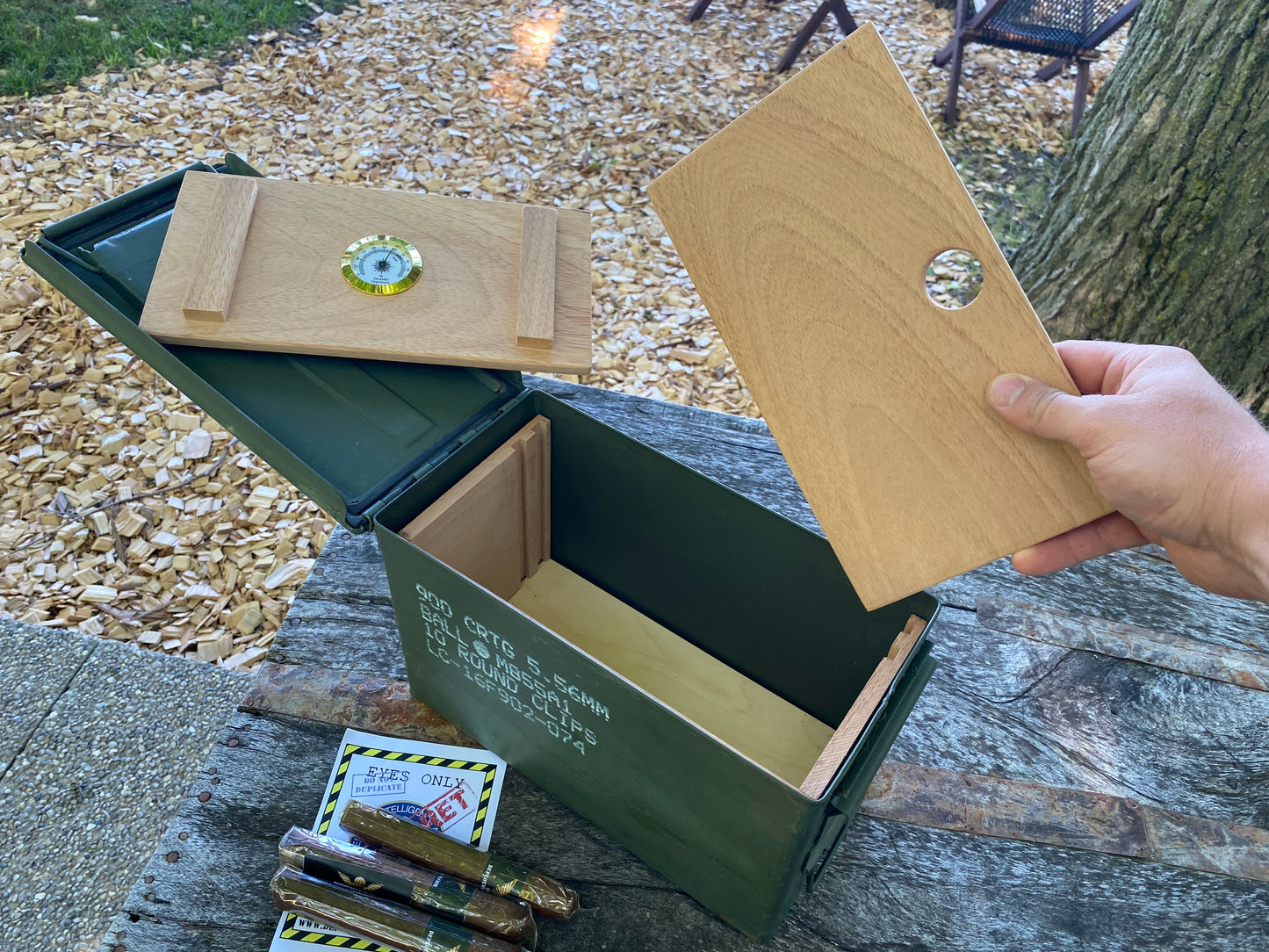 DCC .50 Cal Ammo Can Humidor Gift Set