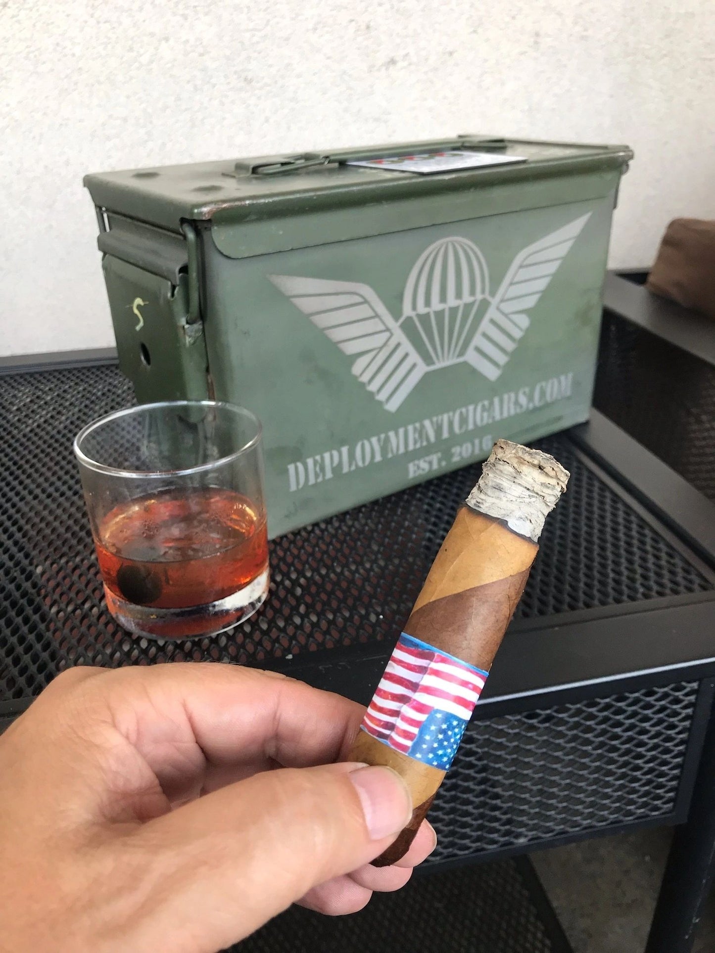 The Deployment Freedom Barber Pole Corona Cigar