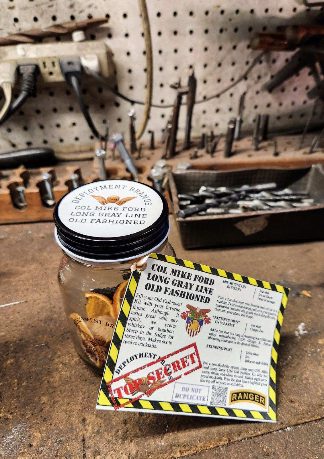 COL Mike Ford Long Gray Line Old Fashioned Cocktail Kit