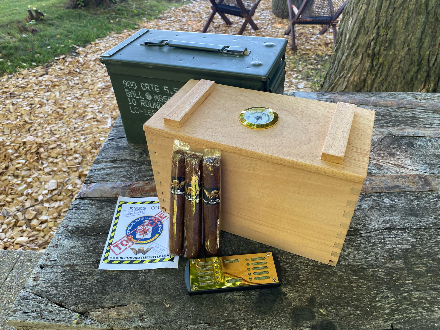 DCC .50 Cal Ammo Can Humidor Insert (Only)