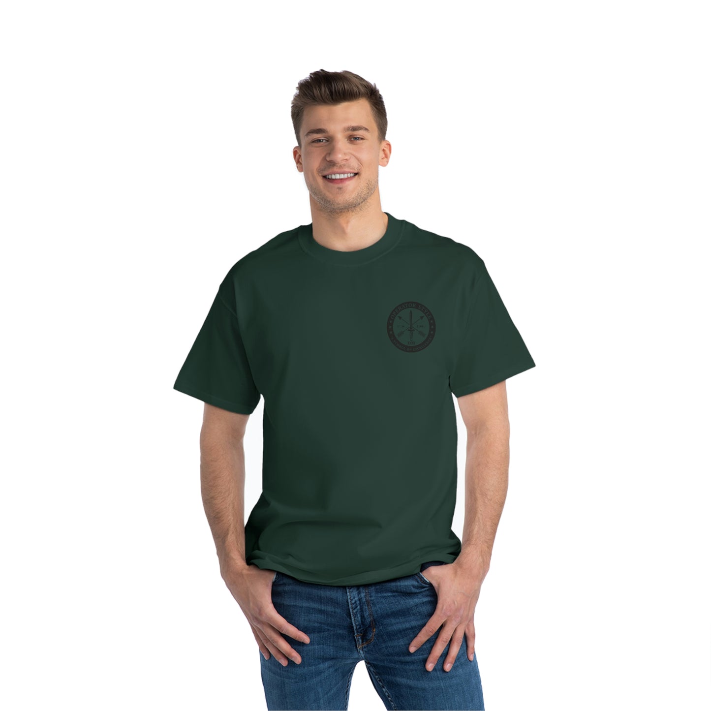 Operator Style/DCC Hanes 100% Cotton Beefy-T® Short-Sleeve T-Shirt