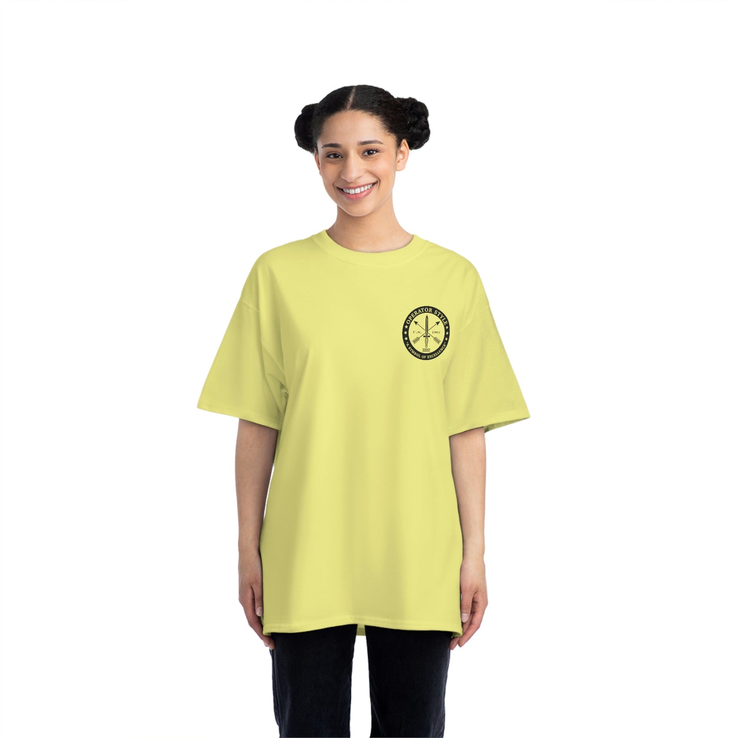 Operator Style/DCC Hanes 100% Cotton Beefy-T® Short-Sleeve T-Shirt