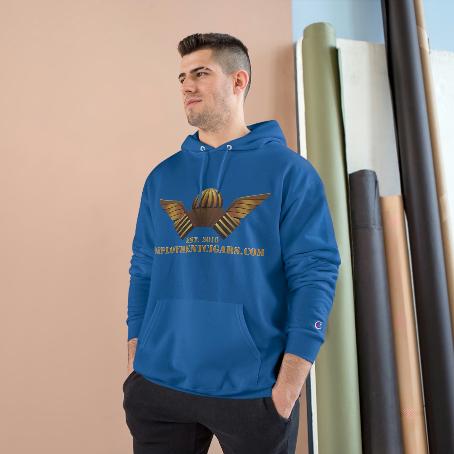 Champion Gold Logo Hoodie
