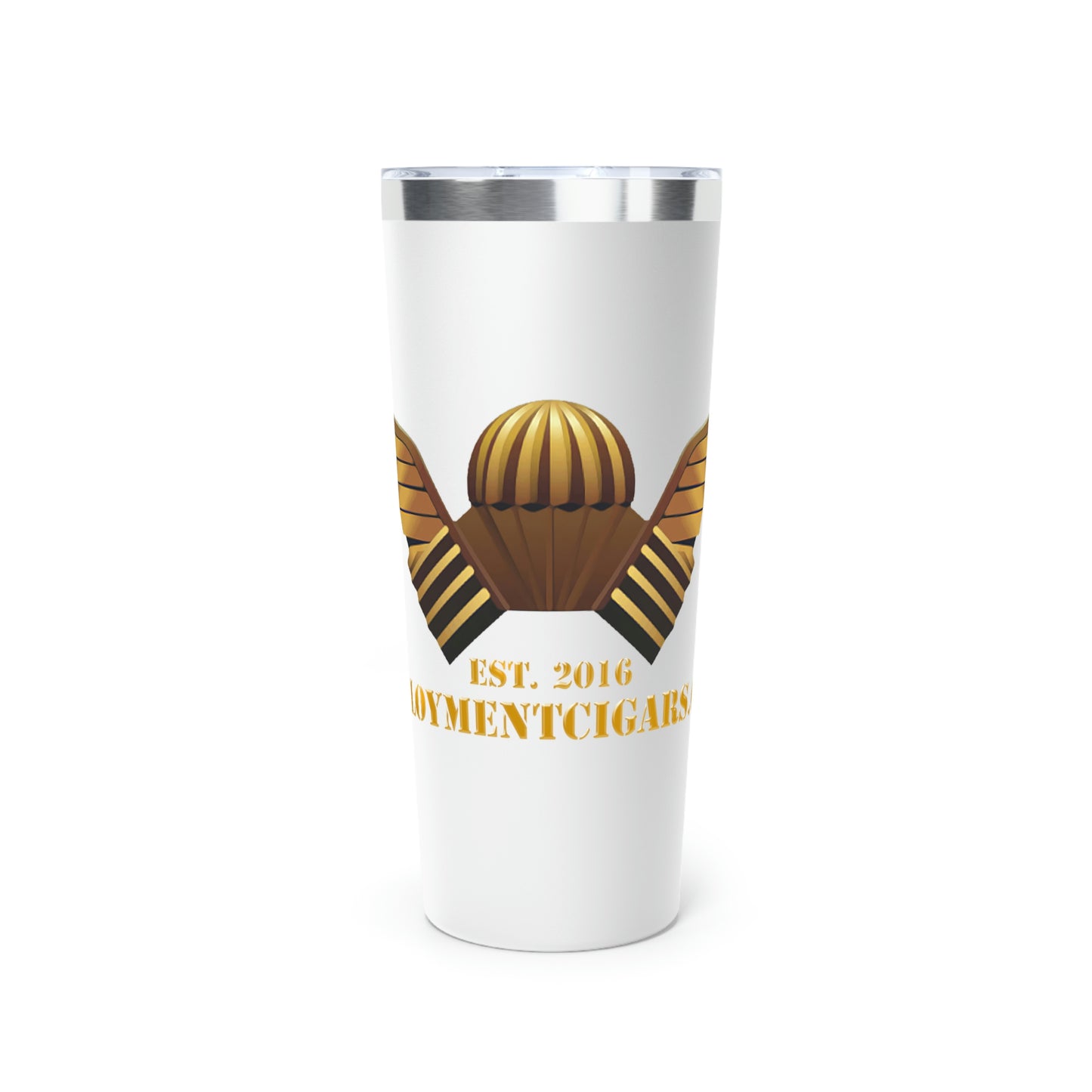 DCC Gold Logo 22oz Copper Vacuum Insulated Tumbler