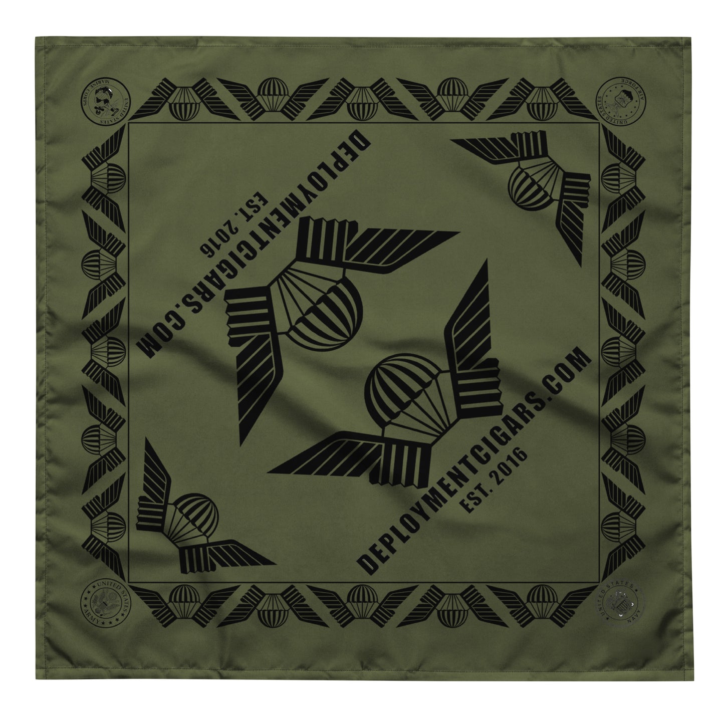 DCC Green/Black Logo Bandana