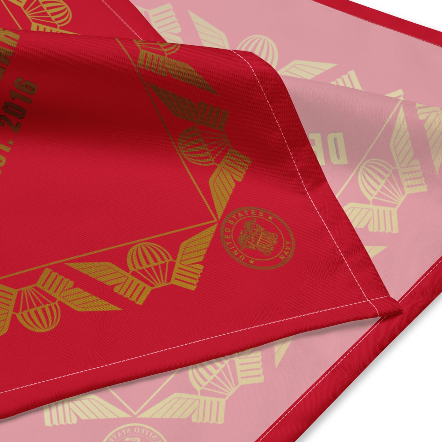 DCC Red/Gold Logo Bandana
