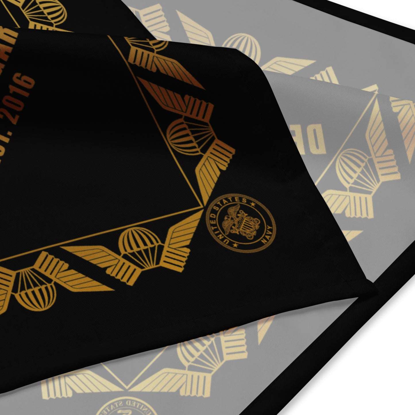 DCC Black/Gold Logo Bandana