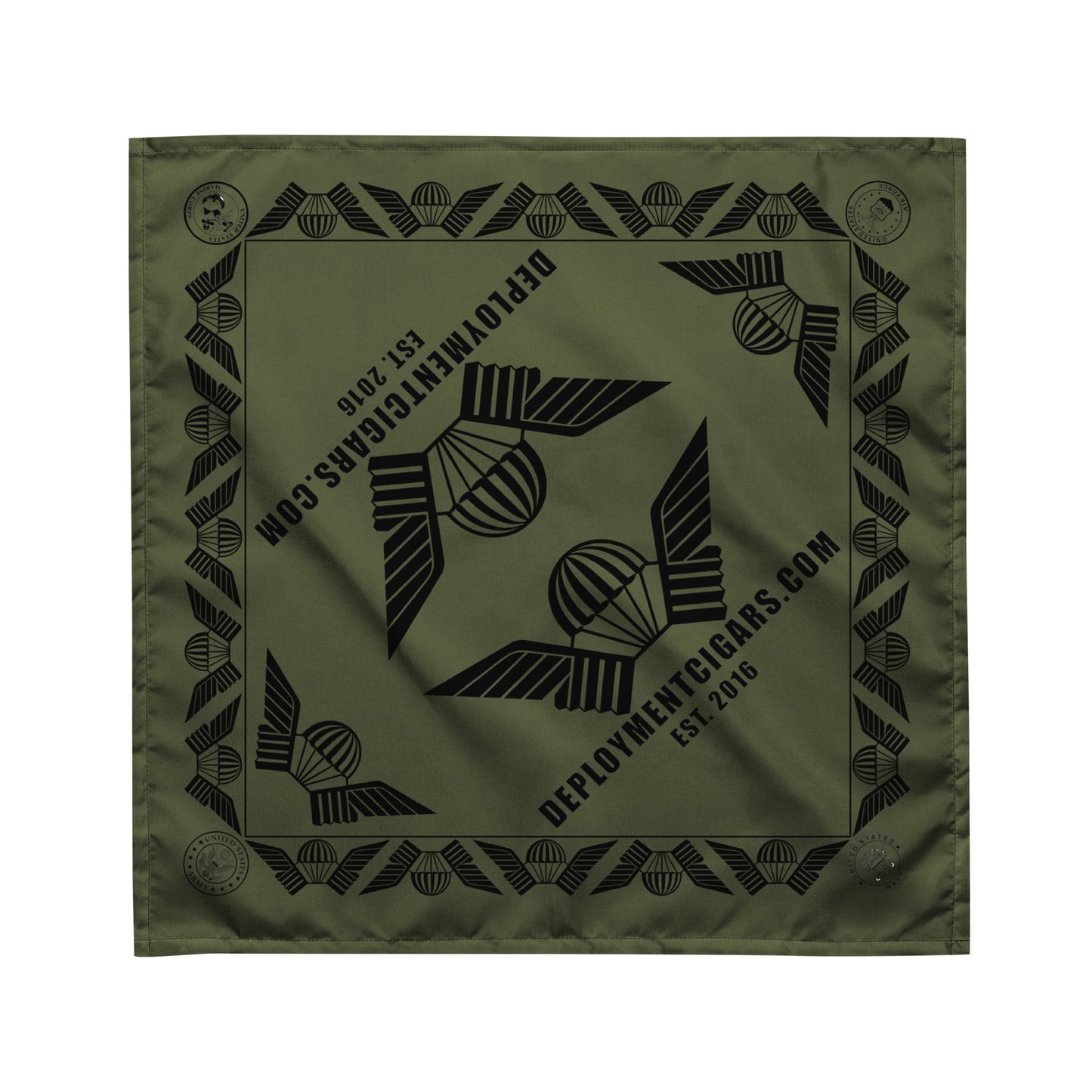 DCC Green/Black Logo Bandana