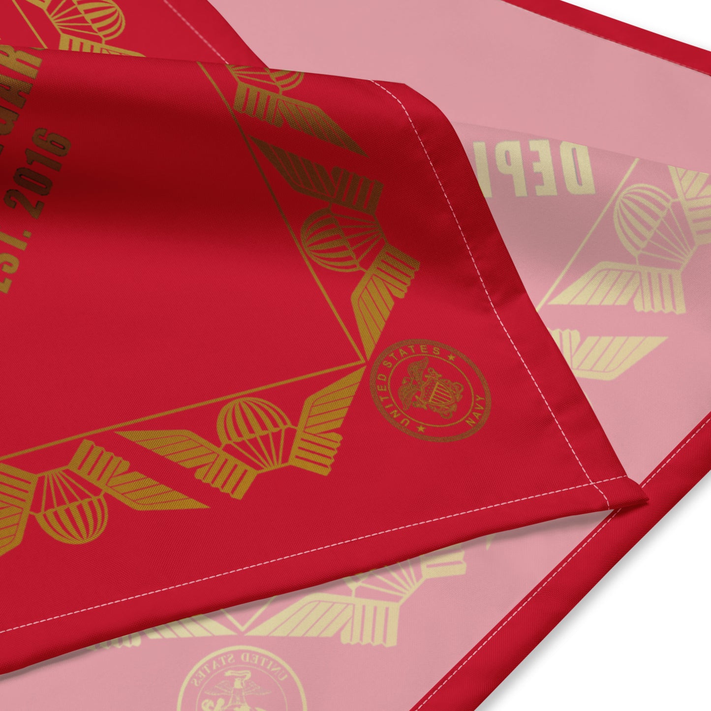 DCC Red/Gold Logo Bandana