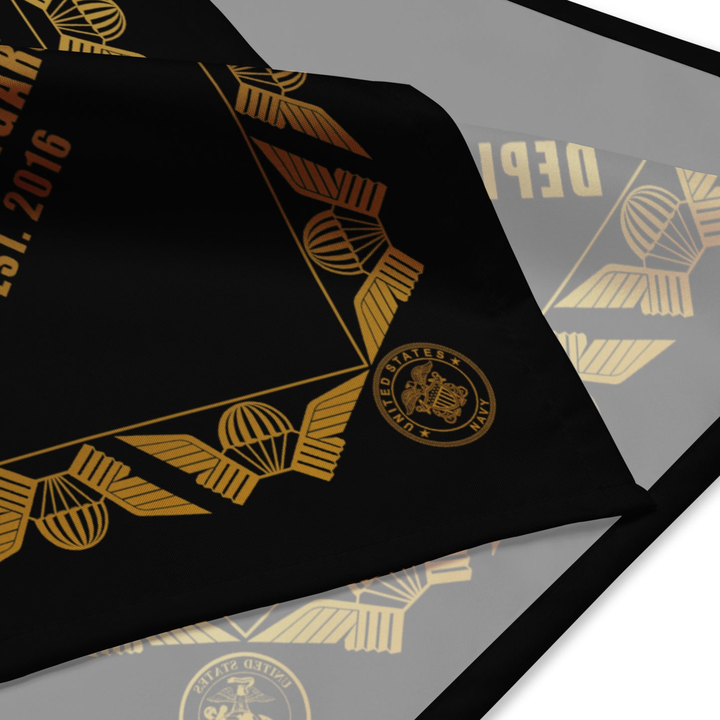 DCC Black/Gold Logo Bandana