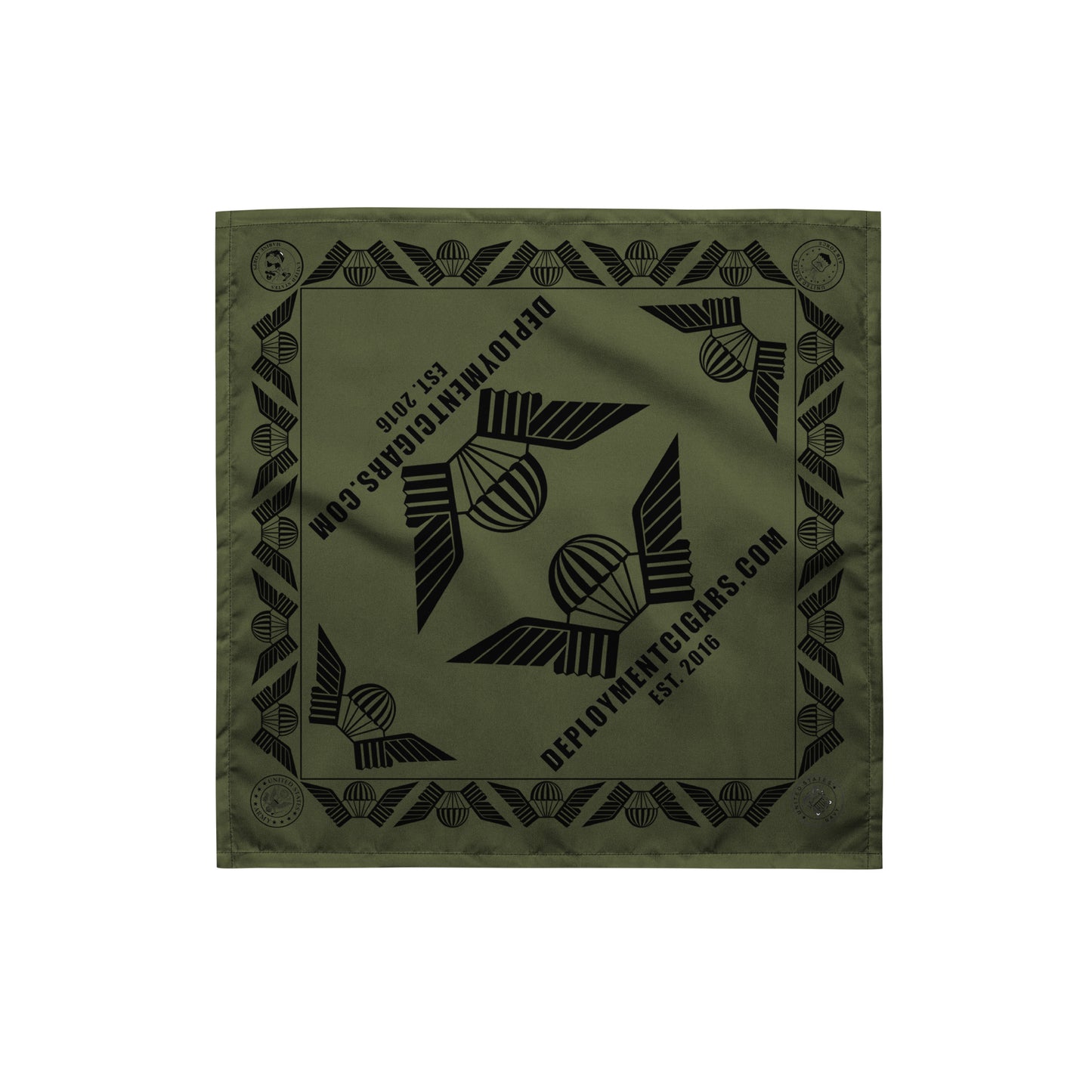 DCC Green/Black Logo Bandana