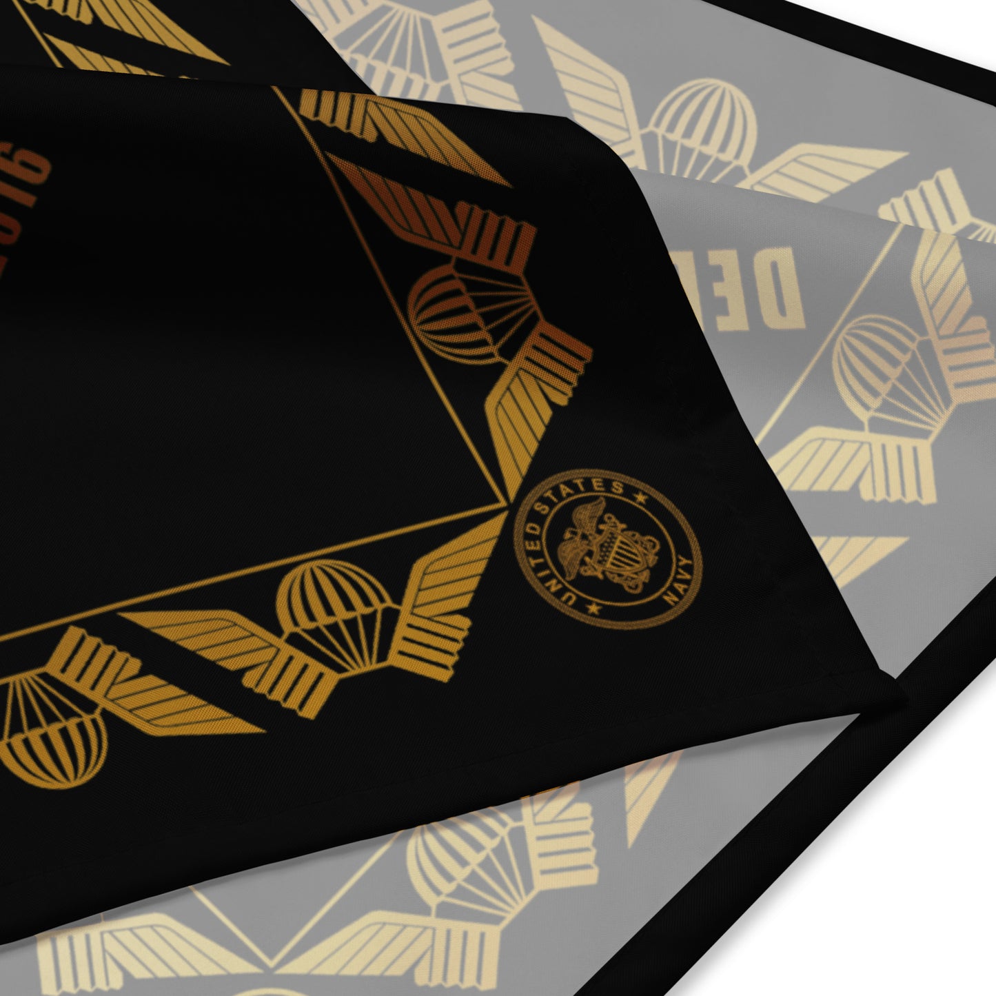 DCC Black/Gold Logo Bandana