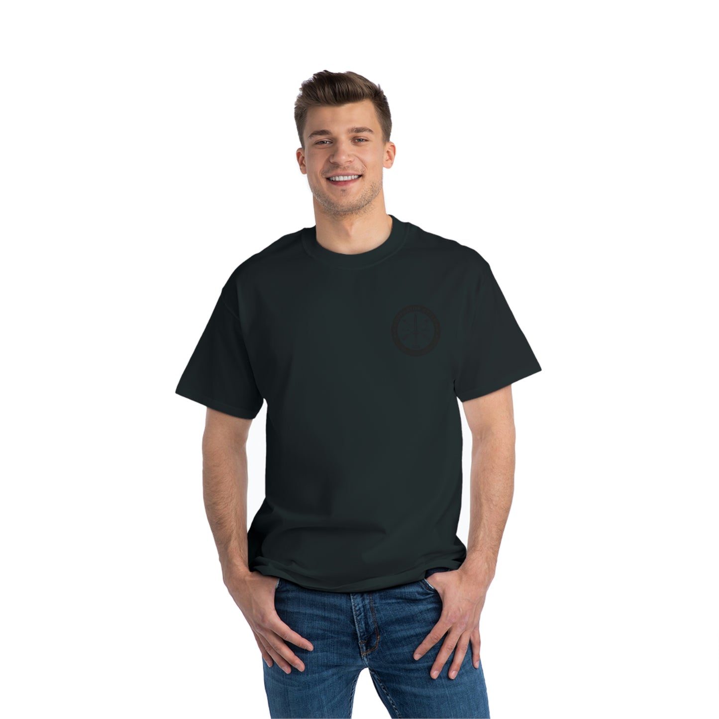 Operator Style/DCC Hanes 100% Cotton Beefy-T® Short-Sleeve T-Shirt