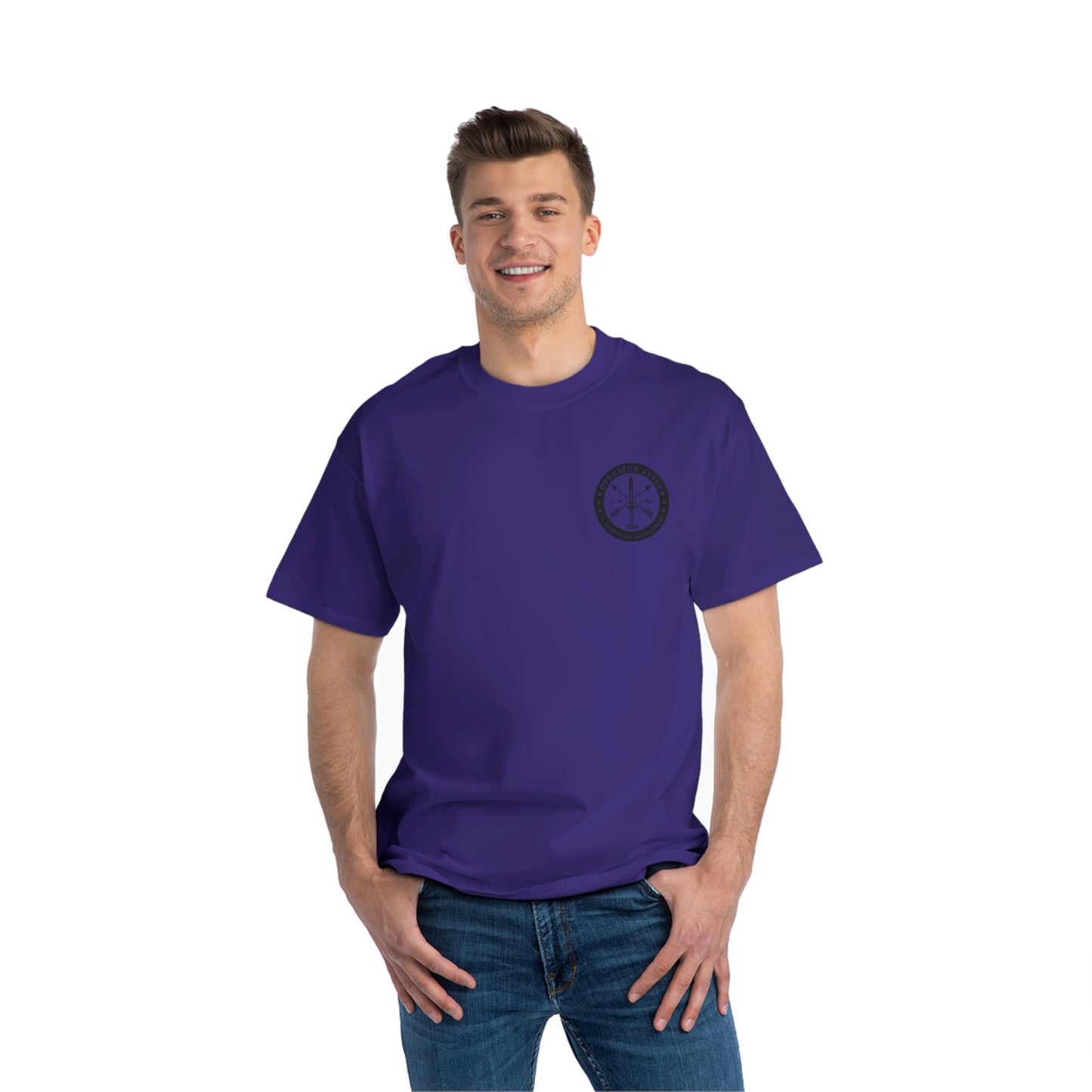 Operator Style/DCC Hanes 100% Cotton Beefy-T® Short-Sleeve T-Shirt
