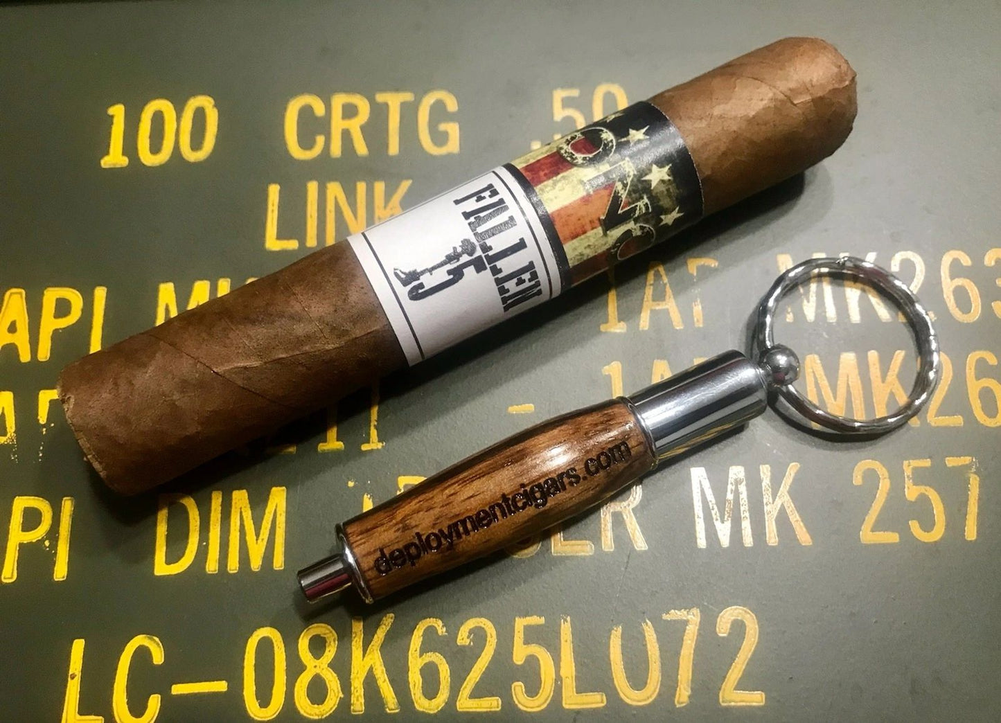 Handcrafted SGT Jon Bass Inspired Engraved Cigar Punch/Cutter