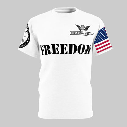 Color Freedom Operator Style — Deployment Brand Patriotic T-Shirt