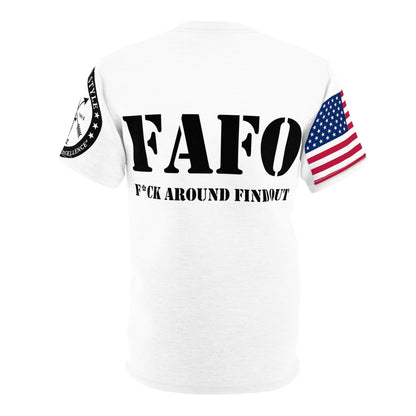 FAFO Color Freedom Operator Style — Deployment Brand Patriotic T-Shirt