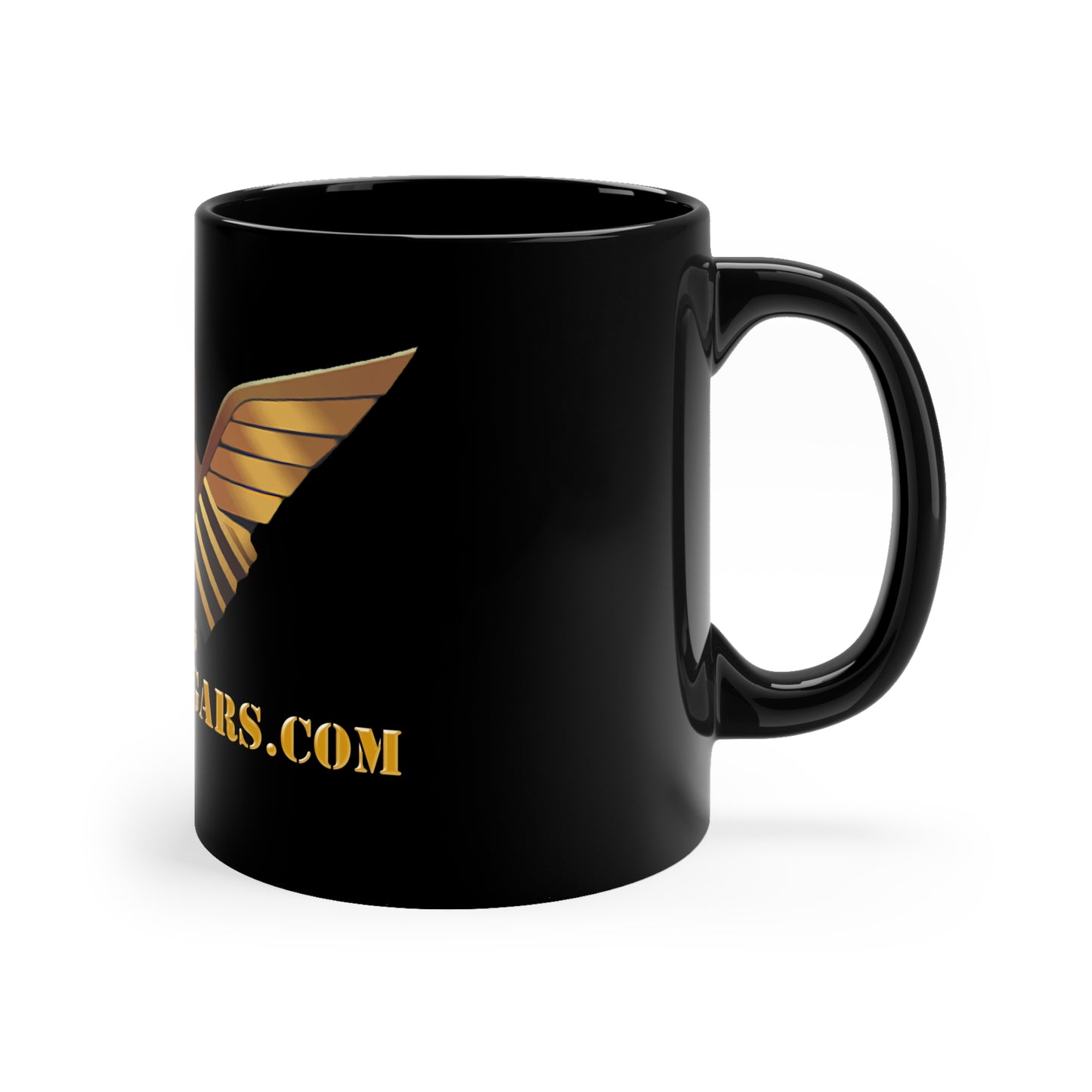 Glossy Black DCC Mug