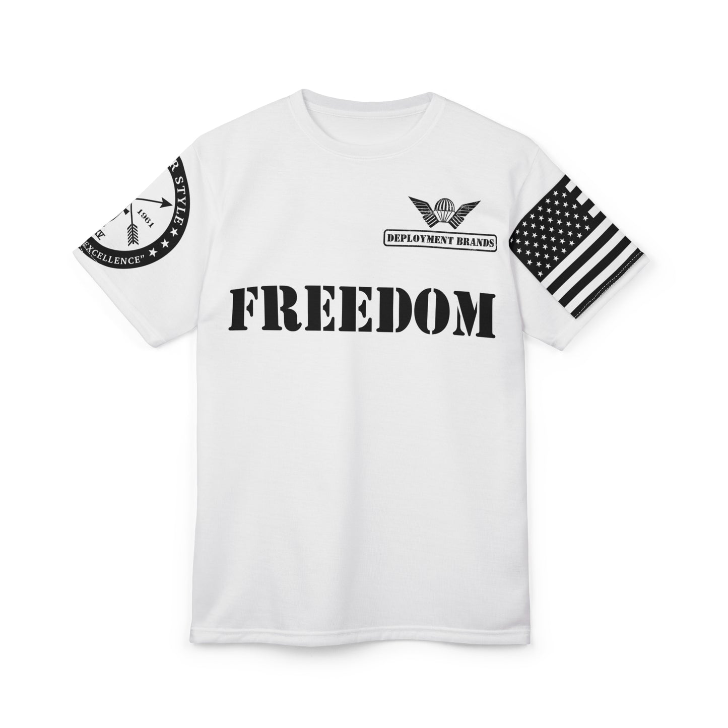 Freedom Operator Style — Deployment Brand Patriotic T-Shirt