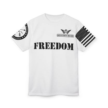 Freedom Operator Style — Deployment Brand Patriotic T-Shirt