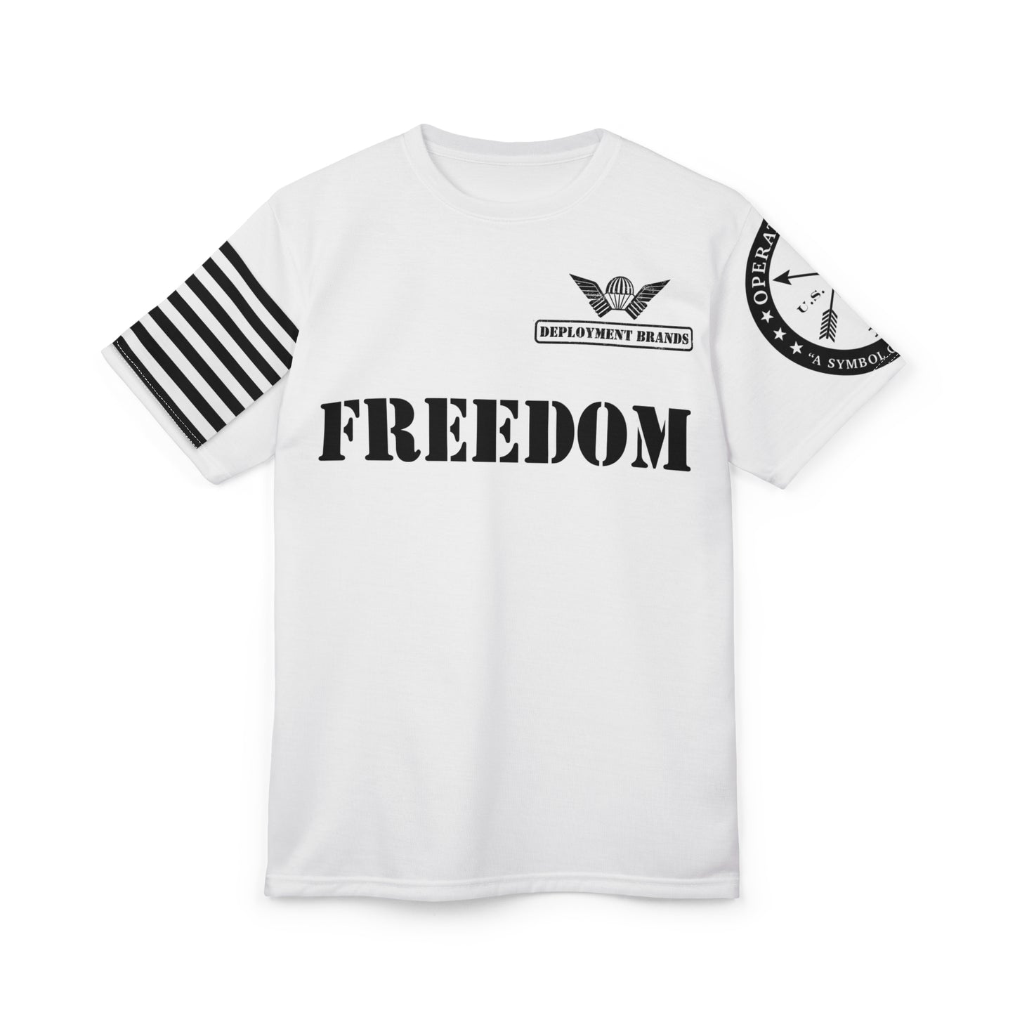 Freedom Operator Style — Deployment Brand Patriotic T-Shirt