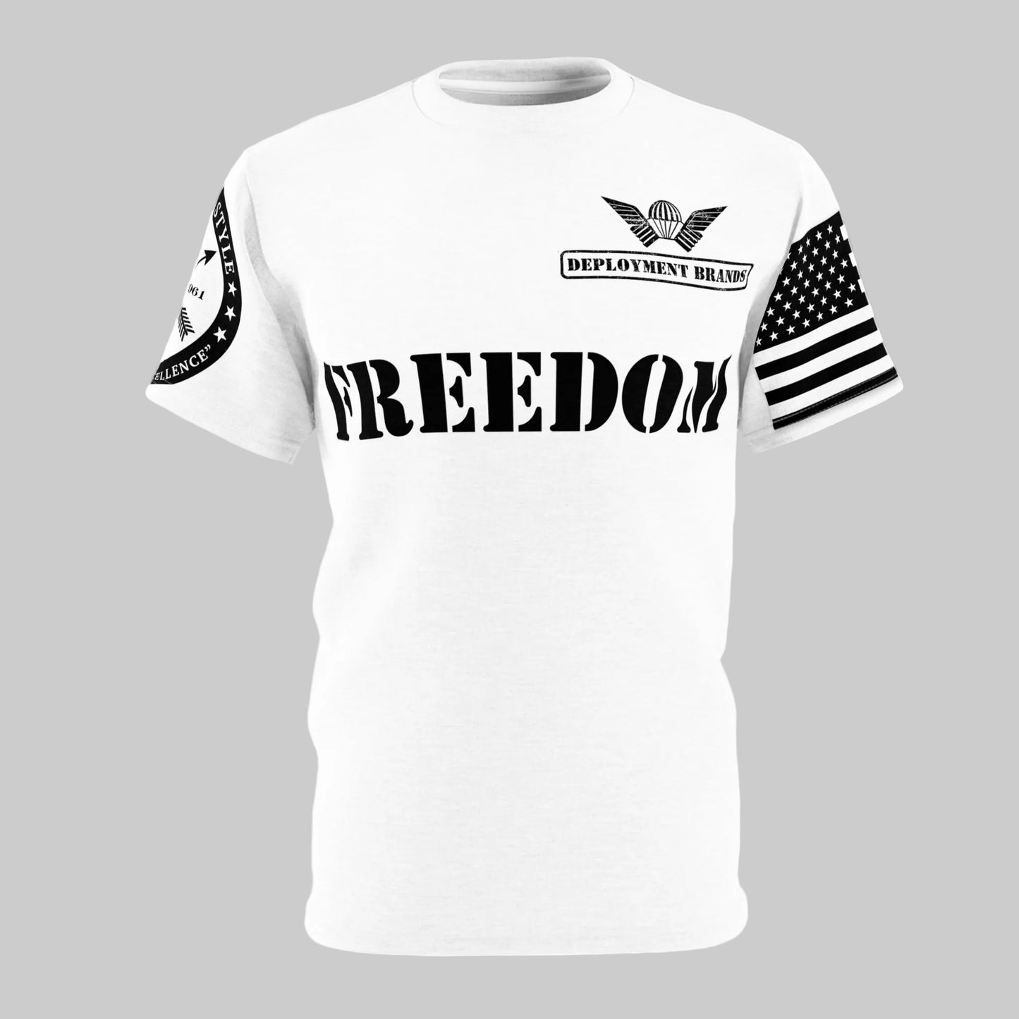 Freedom Operator Style — Deployment Brand Patriotic T-Shirt