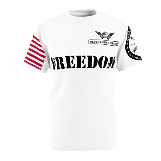 Color Freedom Operator Style — Deployment Brand Patriotic T-Shirt