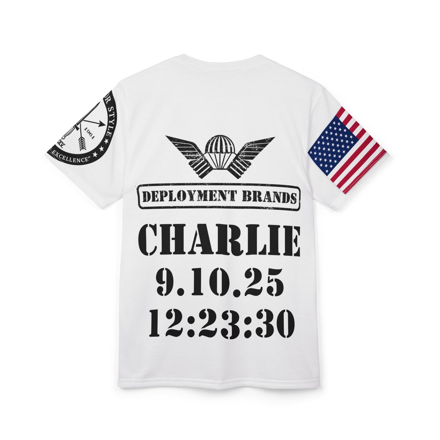 Color Freedom Operator Style — Deployment Brand Patriotic T-Shirt