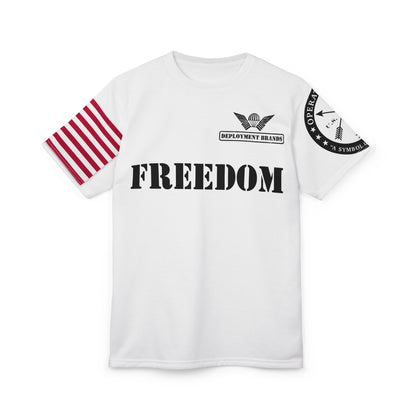 Color Freedom Operator Style — Deployment Brand Patriotic T-Shirt