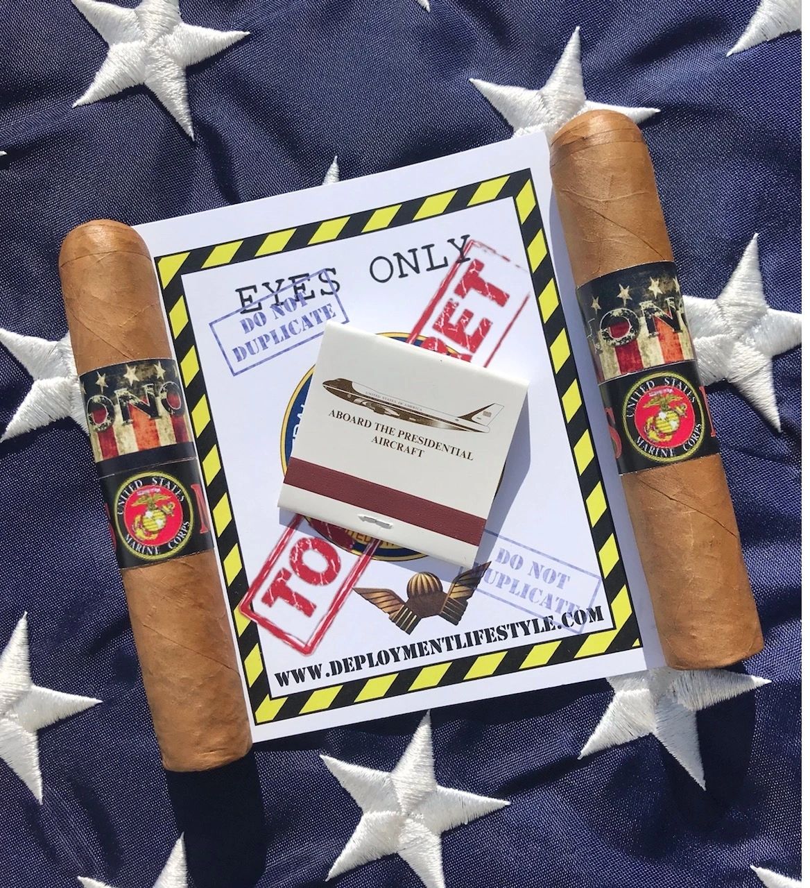 LT Col. Steve Petrosino USMC Ret. Honor Cigar Promo four pack sampler