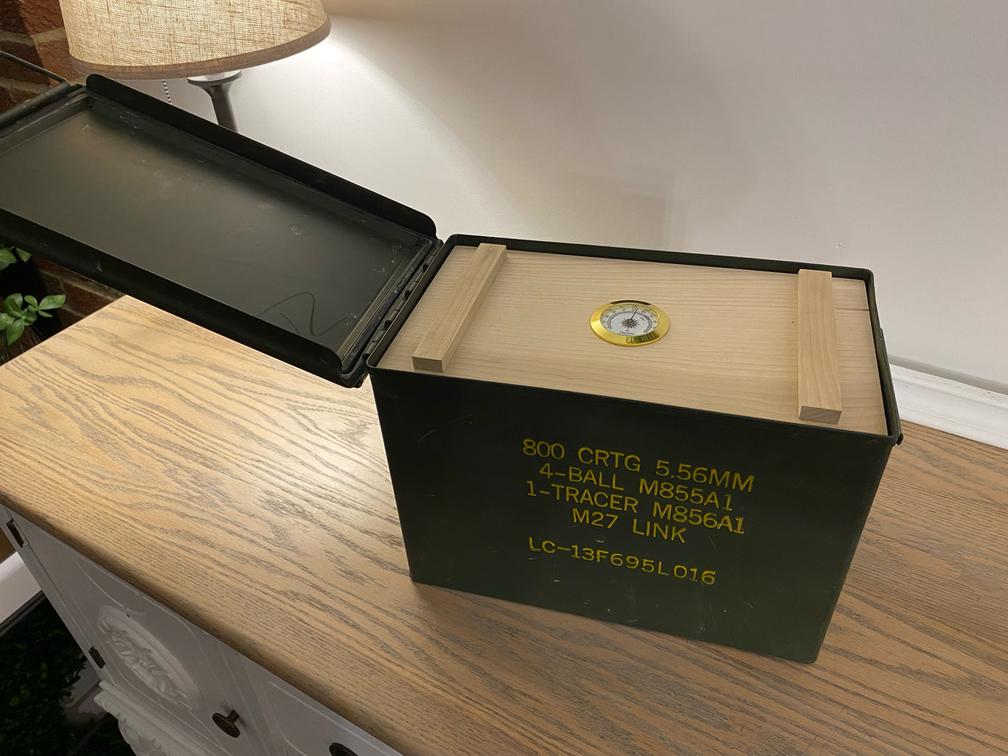 DCC Fat .50 Cal Ammo Can Humidor Gift Set