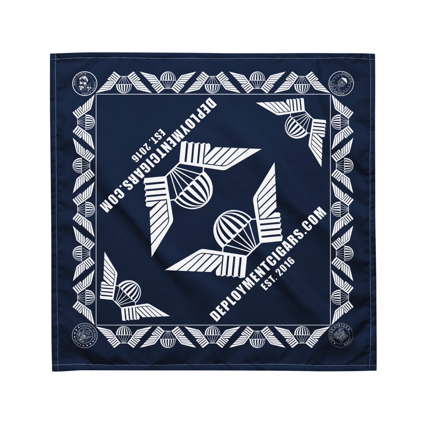 DCC Navy/White Logo Bandana