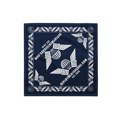 DCC Navy/White Logo Bandana