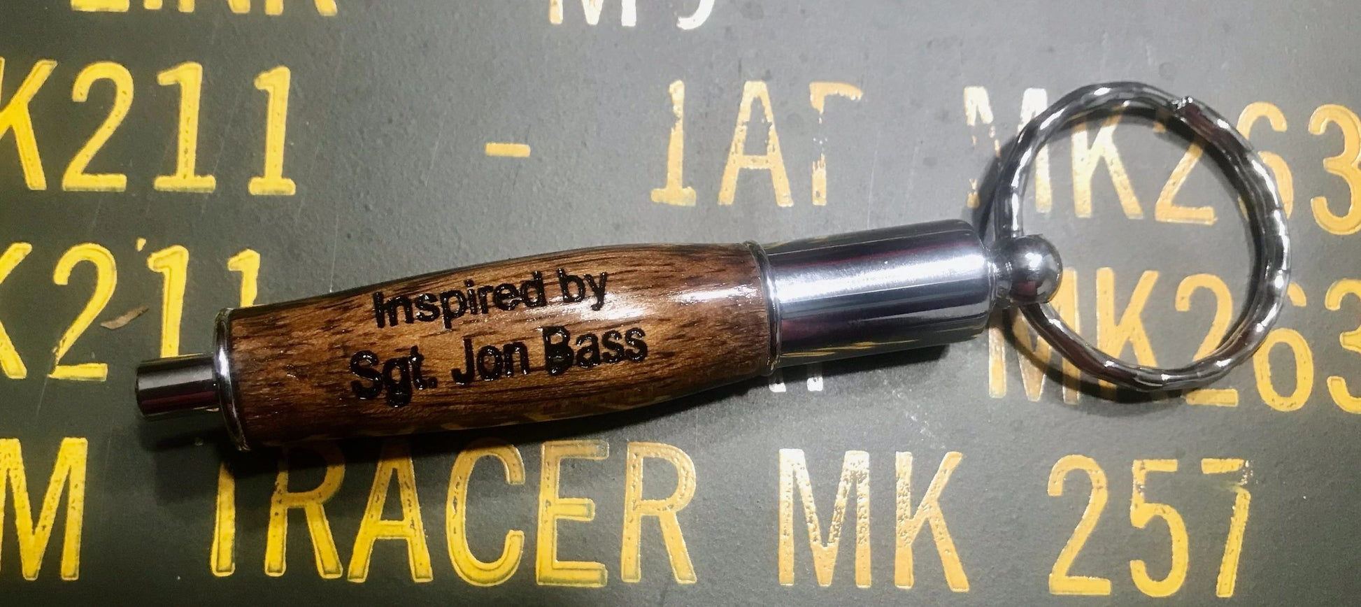 Handcrafted SGT Jon Bass Inspired Engraved Cigar Punch/Cutter